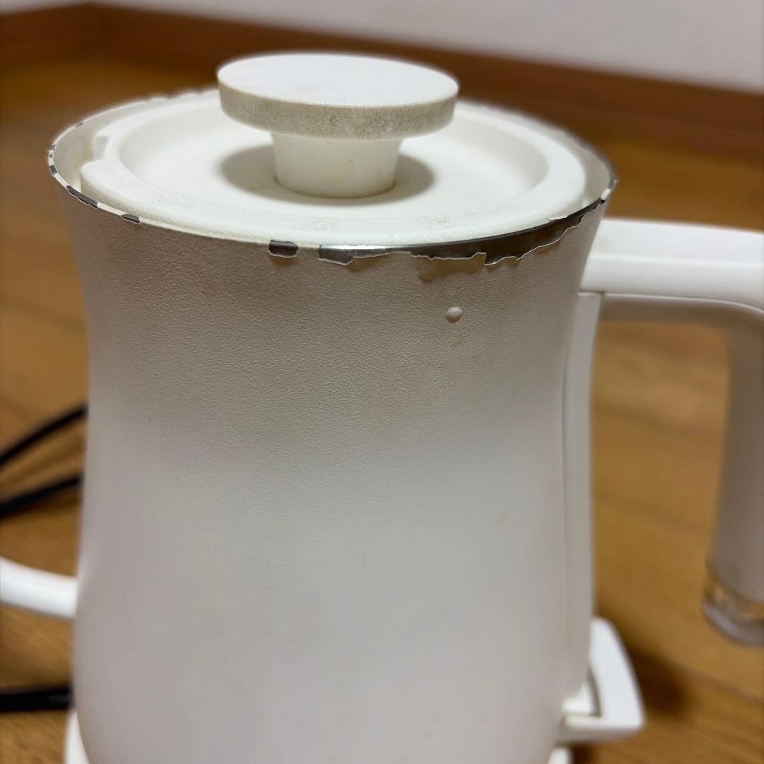 ジャンク品】BALMUDA バルミューダ 電気ケトル ホワイト - メルカリ