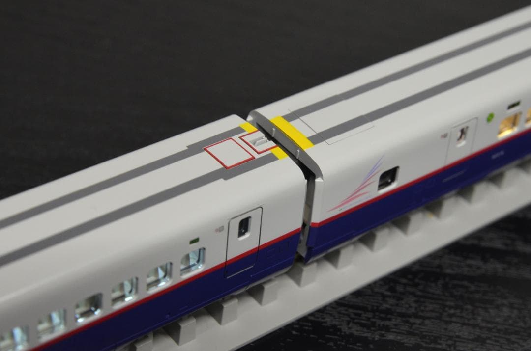 【軽加工品】 KATO 10-377 E2系 あさま 8両フルセット 室内灯付き