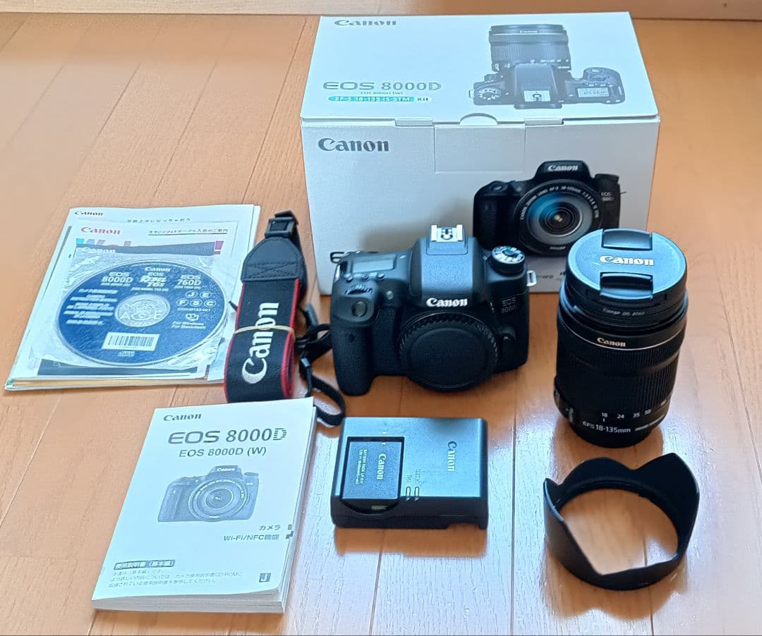 キャノン EOS 8000D 18-135 IS STM キットwi-fi機能付 CANON EOS 8000D EF-S18-135 IS STM レンズキット レビュー評価・評判