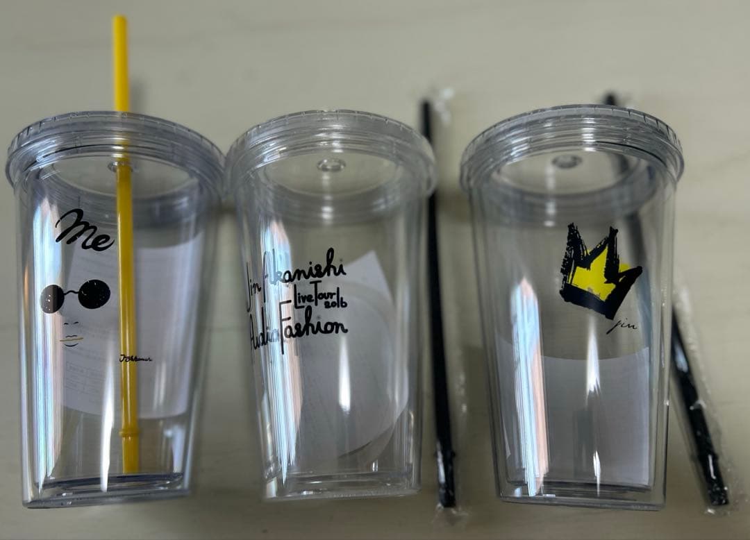 赤西仁　タンブラー3個セット