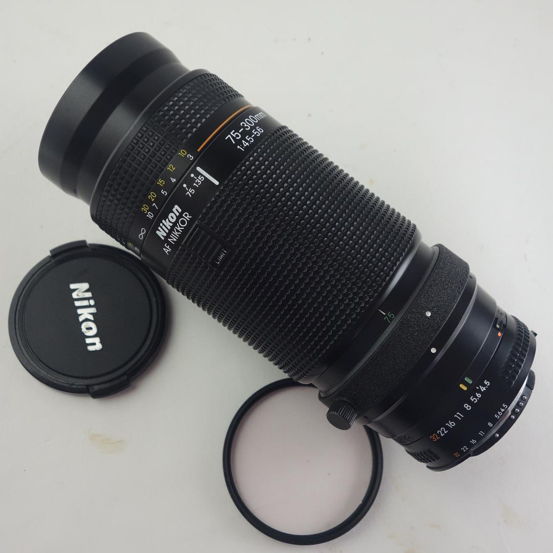 Nikon AF NIKKOR 75-300mm F4.5-5.6 三脚座美品