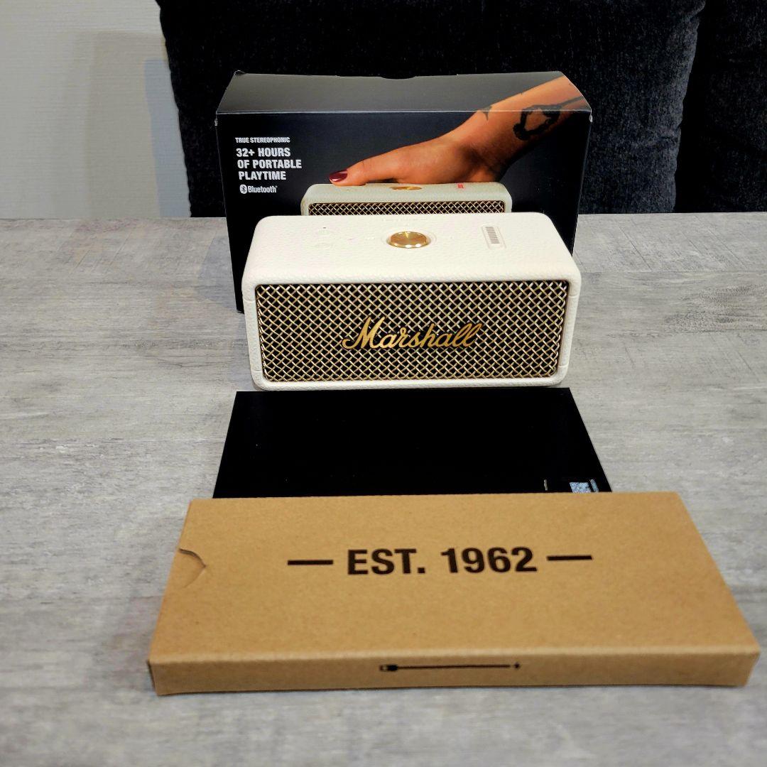 Marshall Emberton Ⅲ ホワイト　スピーカー Marshall（マーシャル） ワイヤレススピーカー EMBERTON III Cream