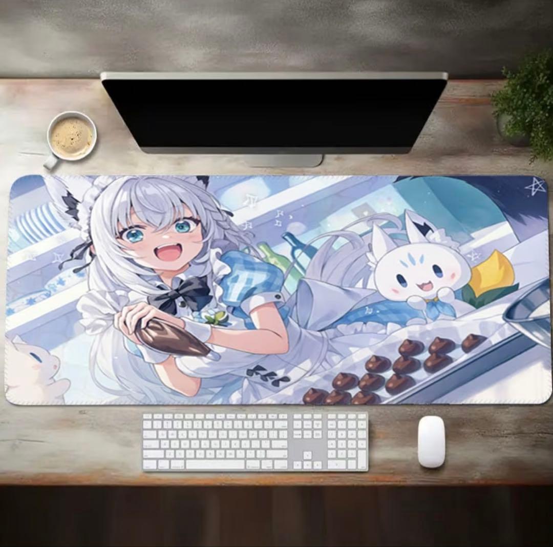 白上フブキ ラバーマット プレイマット デスクマット - メルカリ