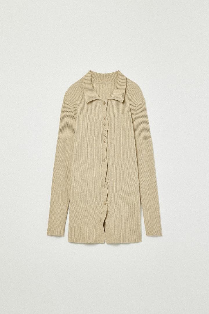 Eaphi RANDOM WAVE KNIT SHIRT