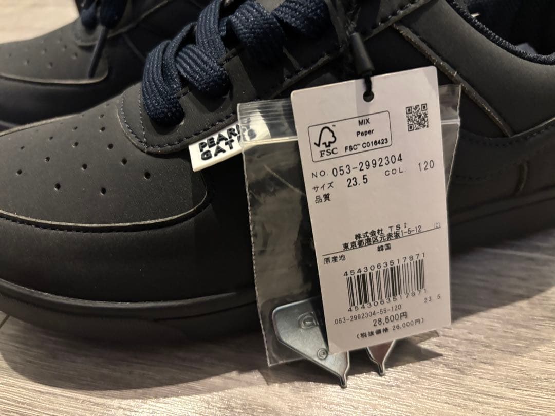 PEARLY GATES ゴルフシューズ 23.5cm ネイビー