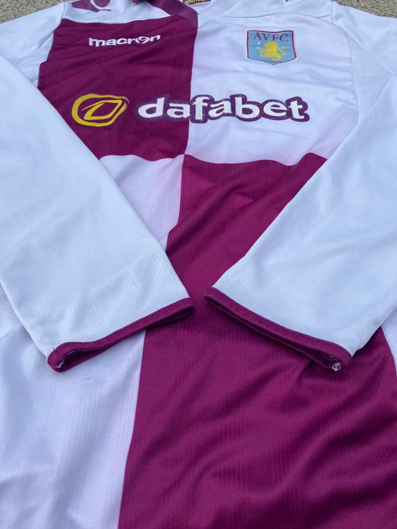 超希少 美品】macron xアストンヴィラ アウェイユニフォーム 長袖 XL