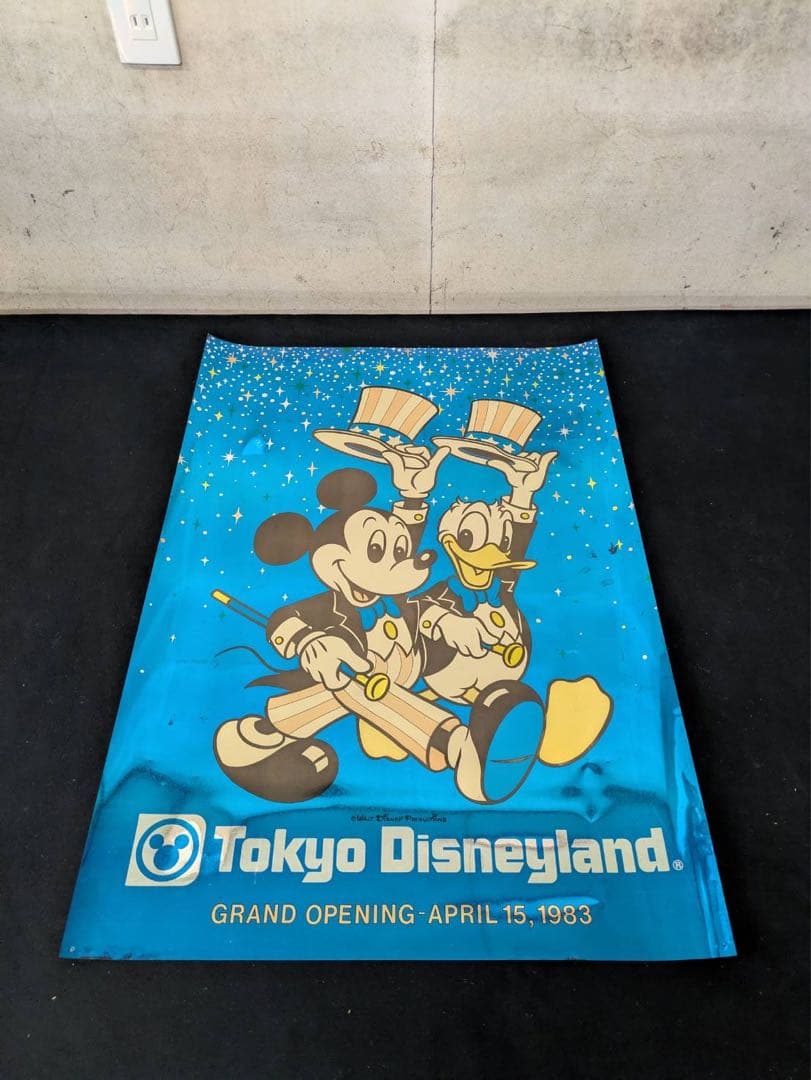 当時物 東京ディズニーランド グランドオープニング ヴィンテージポスター レトロ