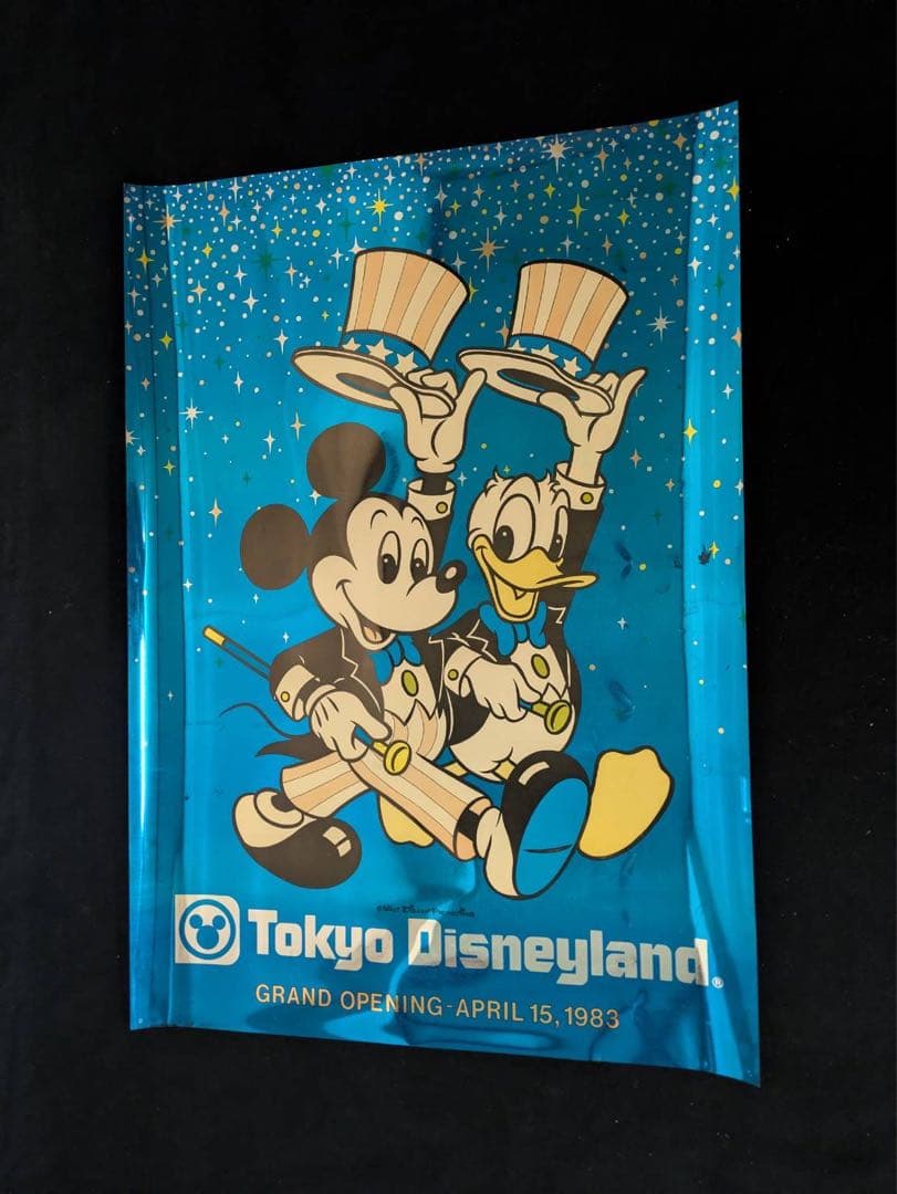 当時物 東京ディズニーランド グランドオープニング ヴィンテージポスター レトロ
