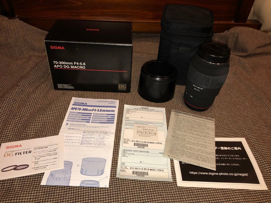 シグマ70-300mm f/4-5.6 APO DG MACRO　ペンタックス用