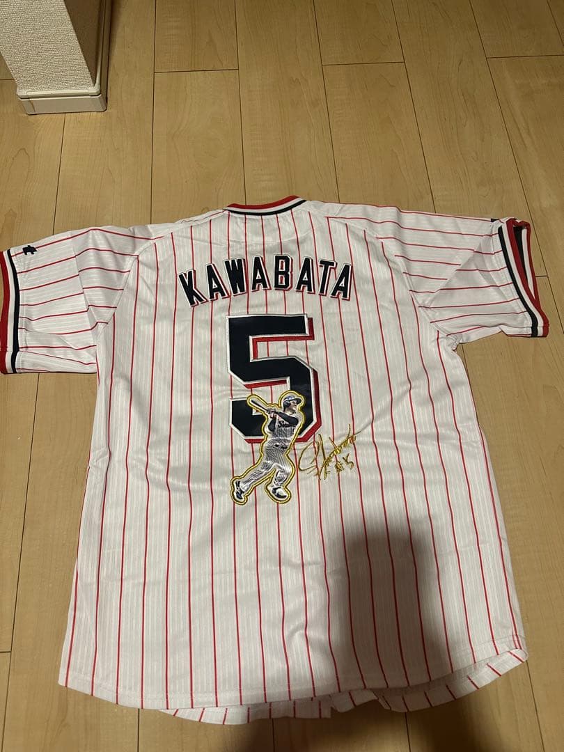 ヤクルトスワローズ 川端慎吾選手 2021優勝記念ワッペン付/Mサイズ