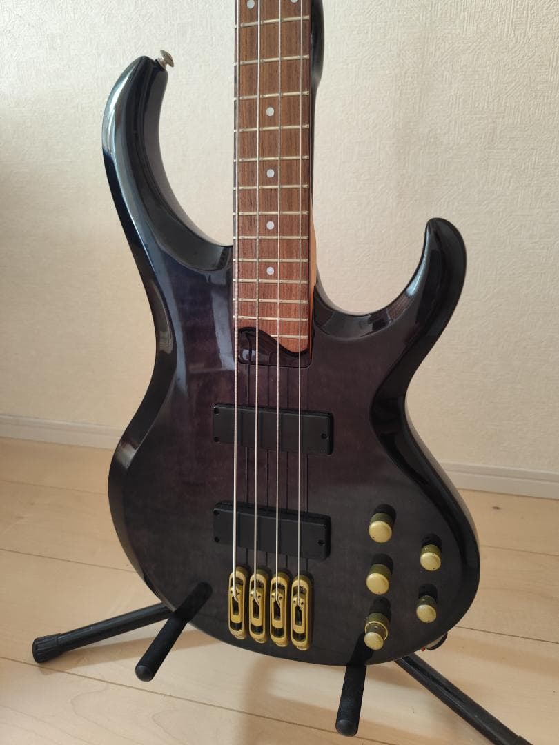 ibanez BTB 400 QM アクティブベース Yahoo!オークション - Ibanez BTB400qm（Gold仕様） 4弦 アクティブベ