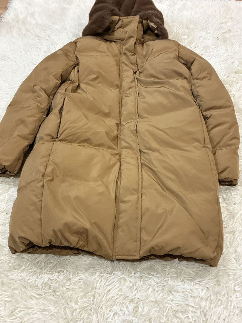 IND イネド《VERY掲載》エコファーフード2WAYダウン《Re:DOWN》