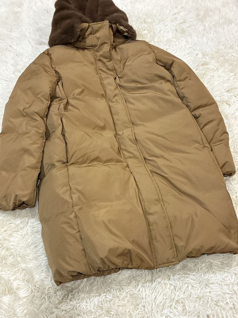 IND イネド《VERY掲載》エコファーフード2WAYダウン《Re:DOWN》