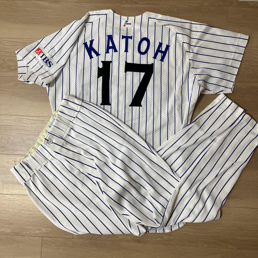 横浜DeNAベイスターズ　加藤　武治ホームユニフォーム　実使用　TBS 横浜DeNAベイスターズ 加藤 武治ホームユニフォーム 実使用 TBS - メルカリ
