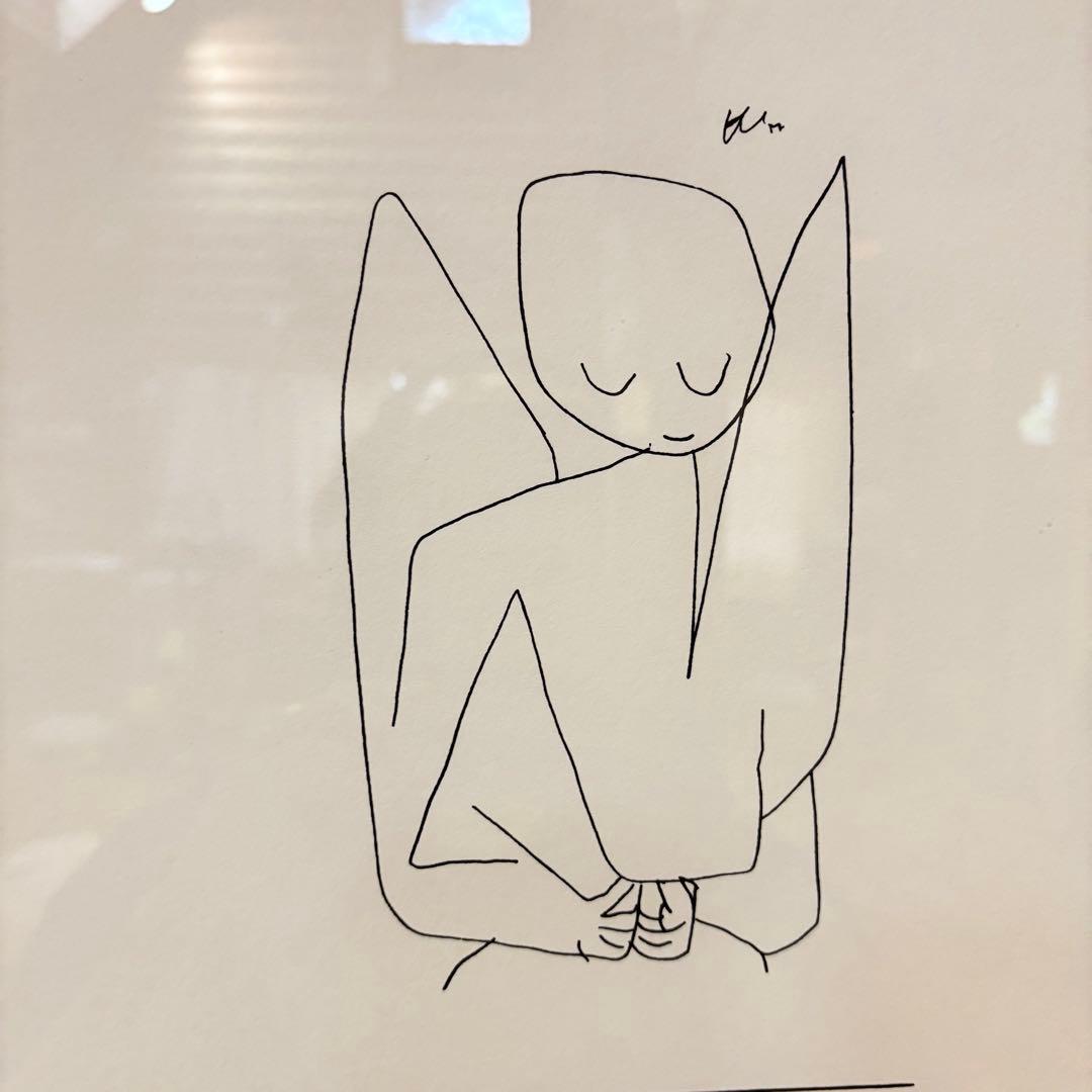 美品】パウルクレー 忘れっぽい天使 アートボード ハンドメイド