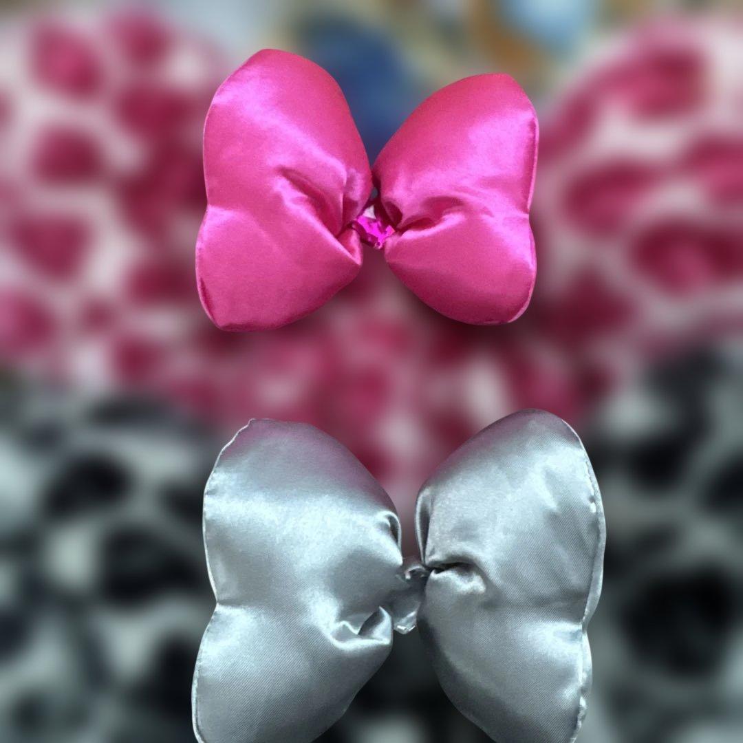 ミニーマウス風レオパード柄ファンキャップ