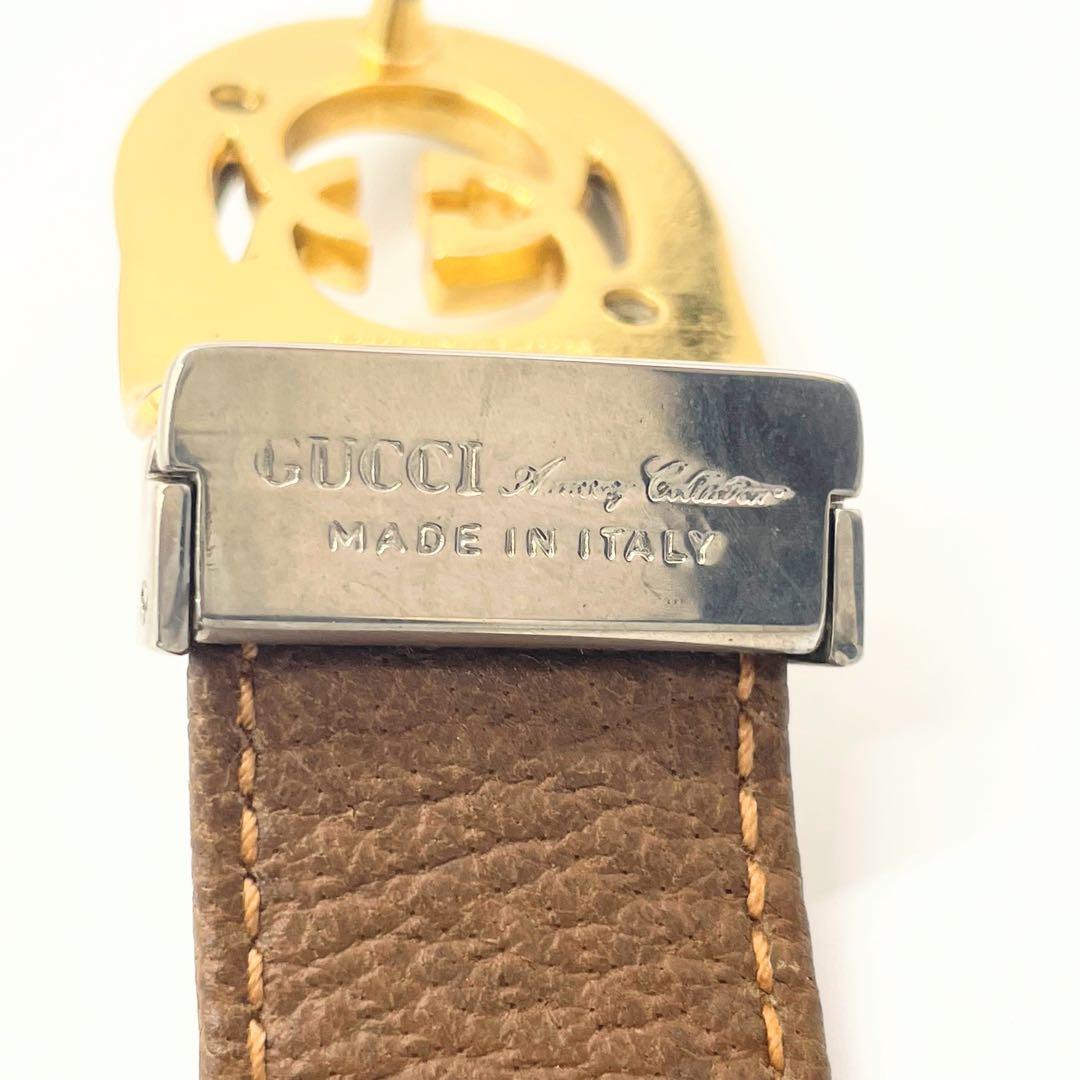 GUCCI グッチ オールドシェリーライン バックルベルト GGロゴ - メルカリ