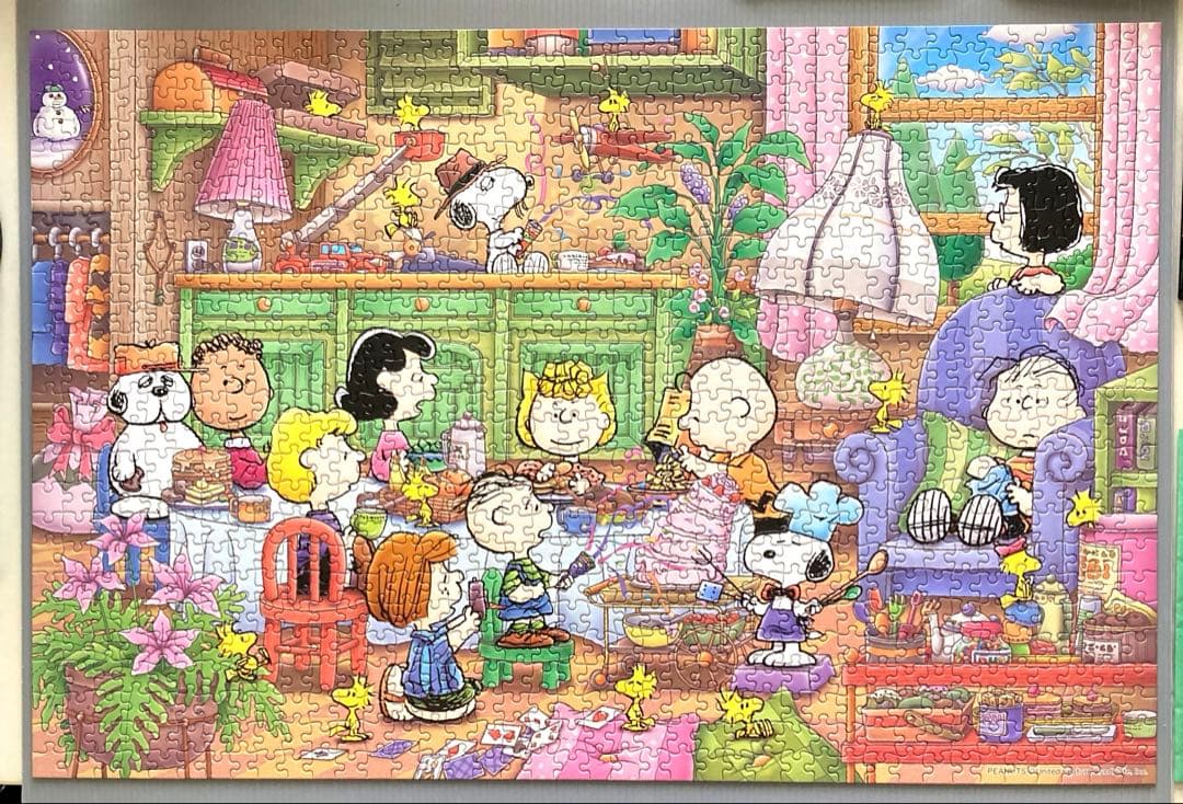 スヌーピー ピーナッツ　1000ピース ジグソーパズル　お部屋でパーティー
