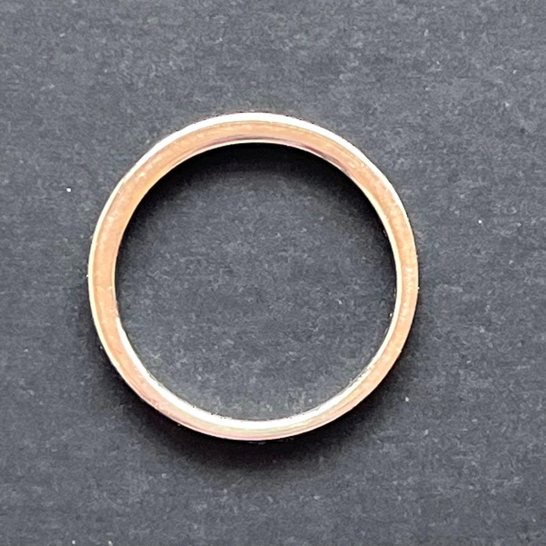 ロイヤルアッシャー　Pt950 ハーフエタニティリング　0.18ct 12号