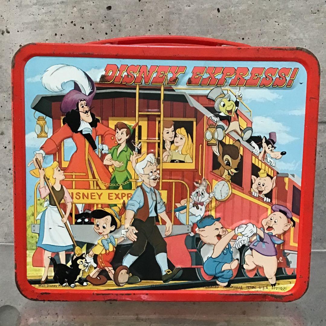 ディズニー ブリキランチボックス DISNEY EXPRESS ビンテージ