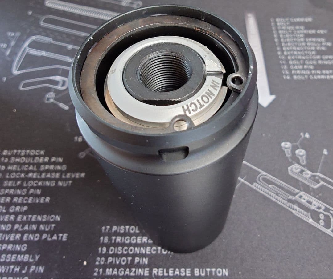 ANGRYGUN KAC QDC/CRS-PRT サプレッサー