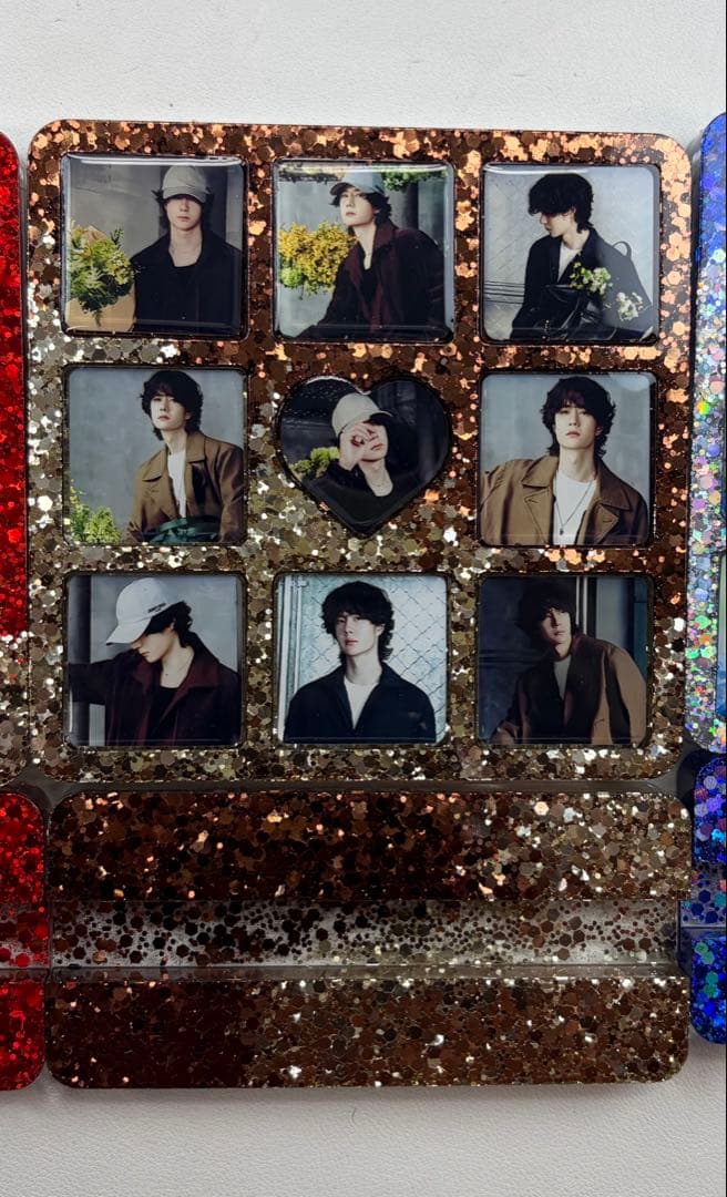 新作❣️王一博 2番スタジオ　新両面レジン九宫格玄関置物3点セット❣️確認用0211