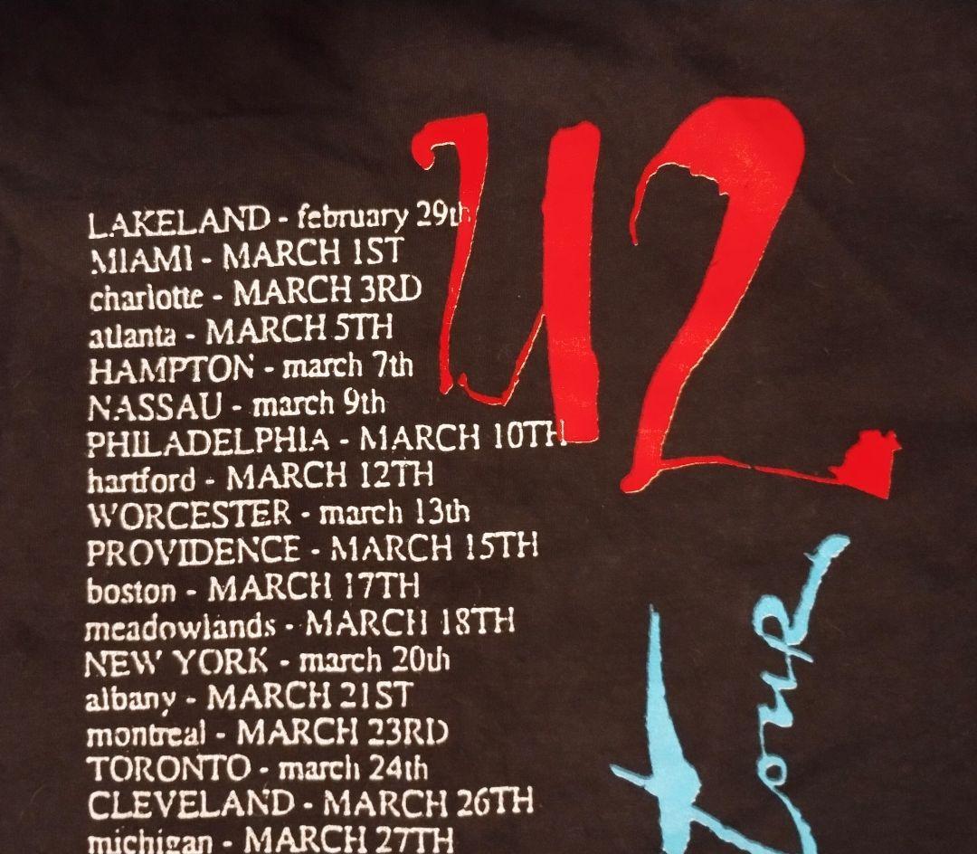 値下不可】セカオワ深瀬着用 U2 91 ZooTV Tour Tシャツ XL - メルカリ