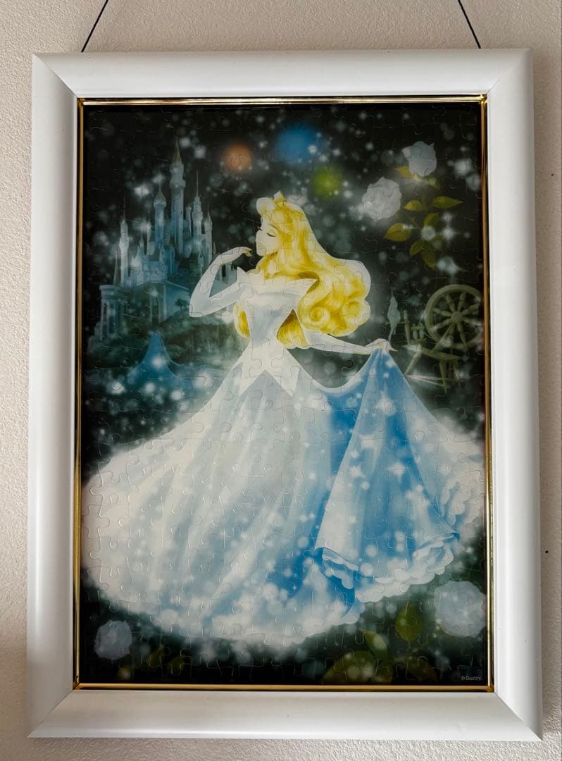 ディズニー　プリンセス　アナ雪　ティンカーベル　パズル　完成品　フレーム　セット