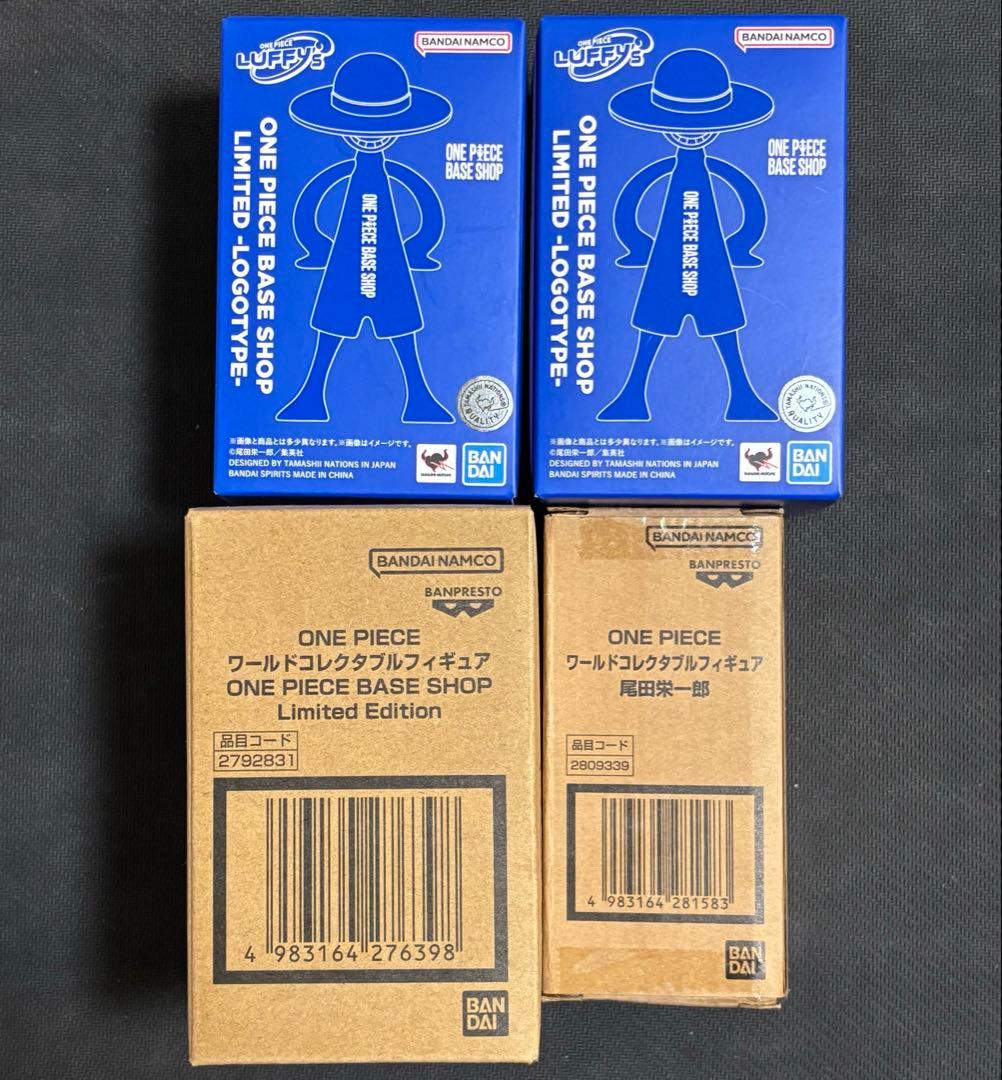 4点set◇ワンピースベースショップ ワーコレ Luffy's 尾田栄一郎