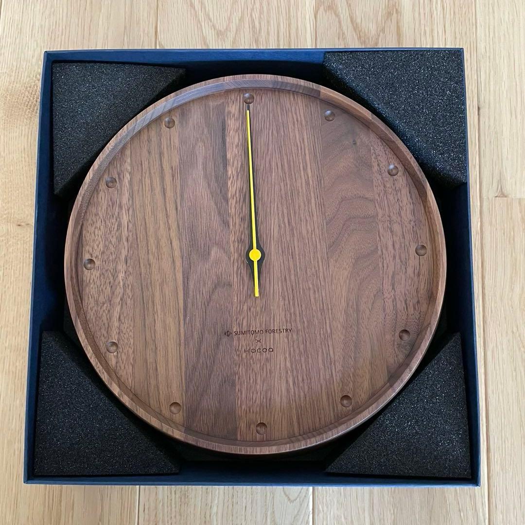 hacoa 住友林業 木製掛け時計 新品未使用 - メルカリ