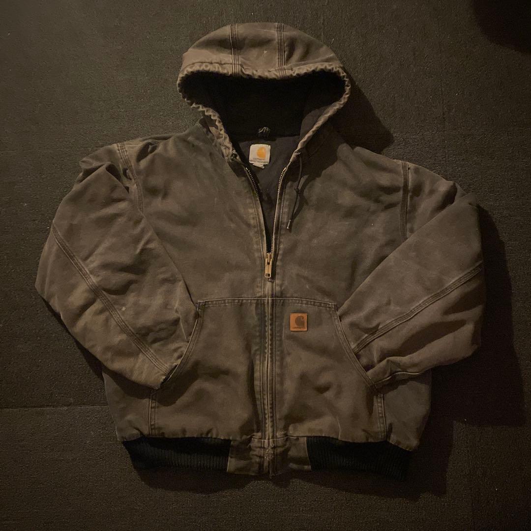 希少】Carhartt アクティブジャケットJ130ブラック フェード - メルカリ