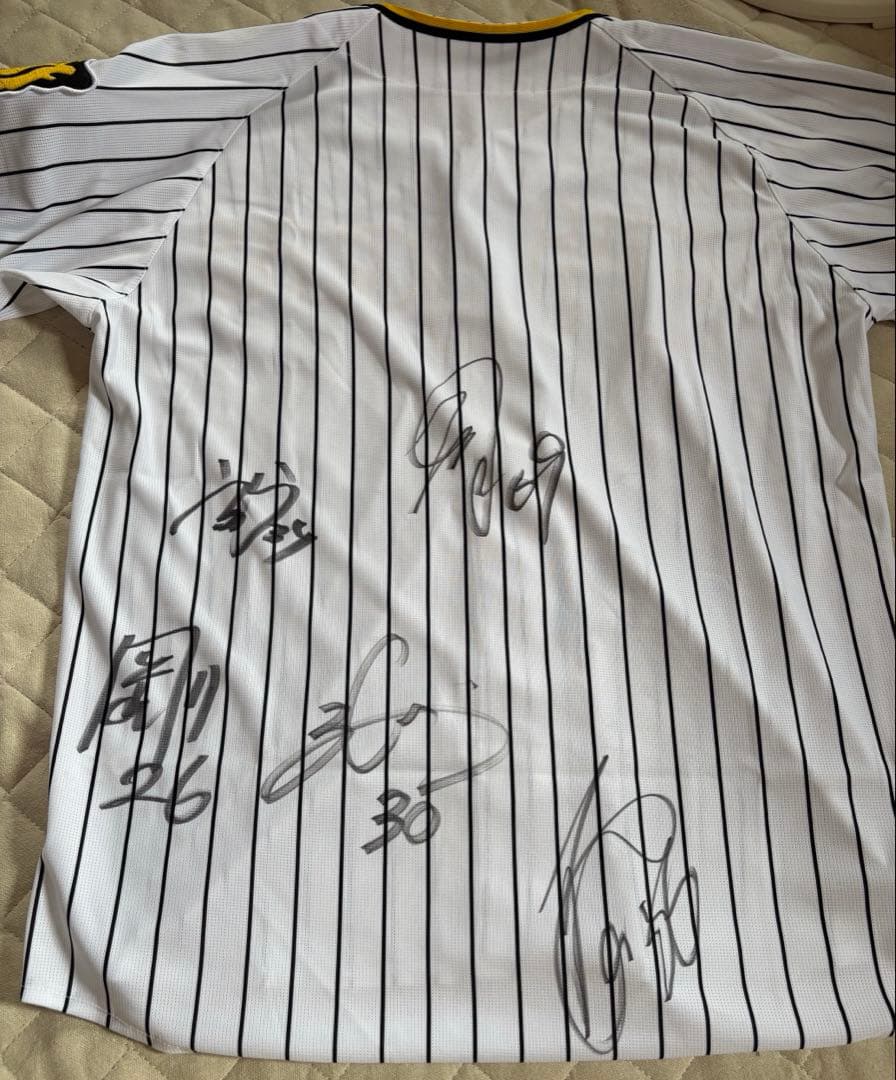 阪神タイガース サイン入りユニフォームレプリカユニフォーム Lサイズ