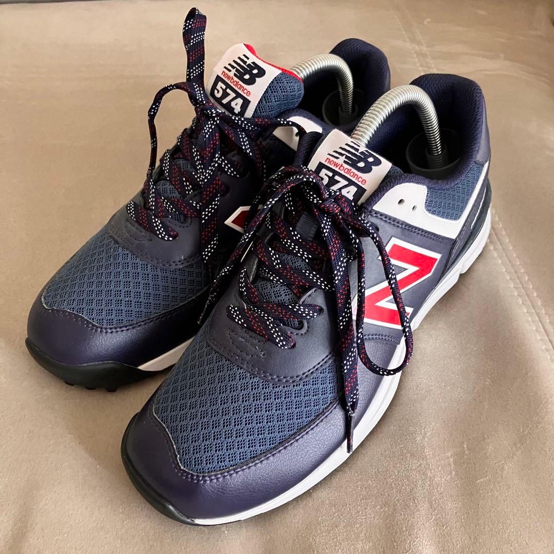 美品New Balance 574 ネイビー ゴルフシューズ25.5cm New Balance（ニューバランス） ゴルフシューズ 574 v3 SL UGS5742E