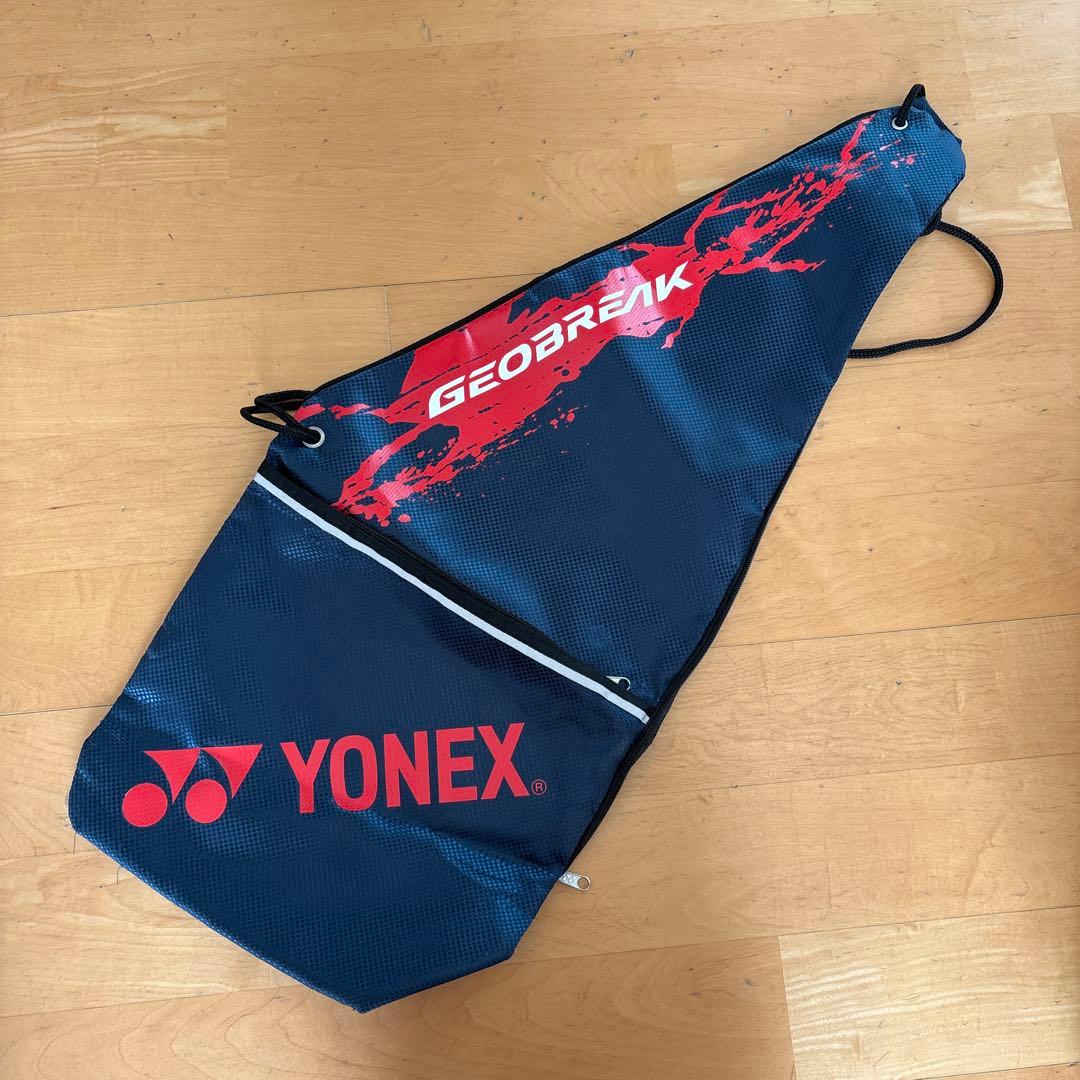 YONEX GEOBREAK ラケットバッグ ネイビー/レッド - メルカリ