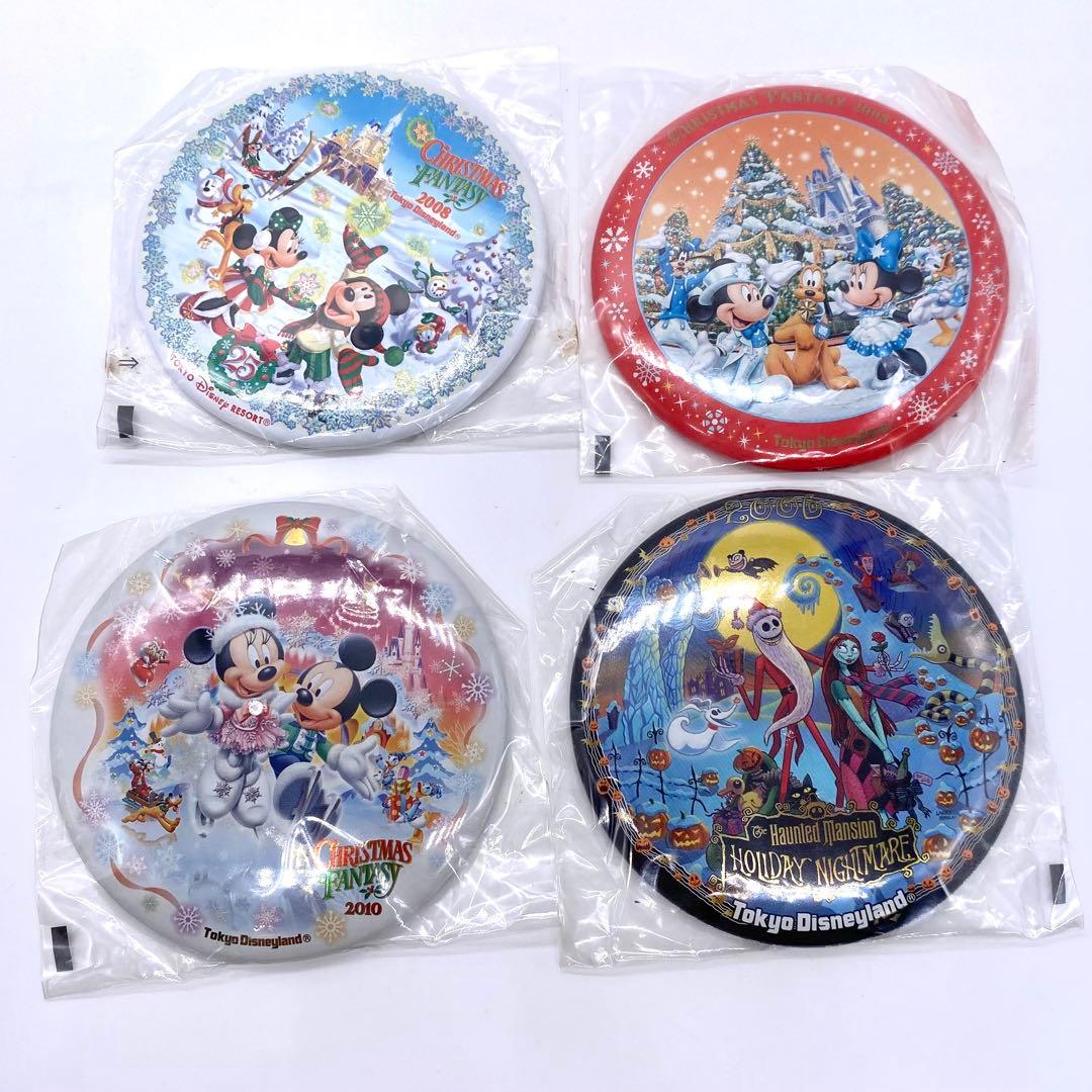 Disney 缶バッジ　ハロウィン　クリスマス　10個