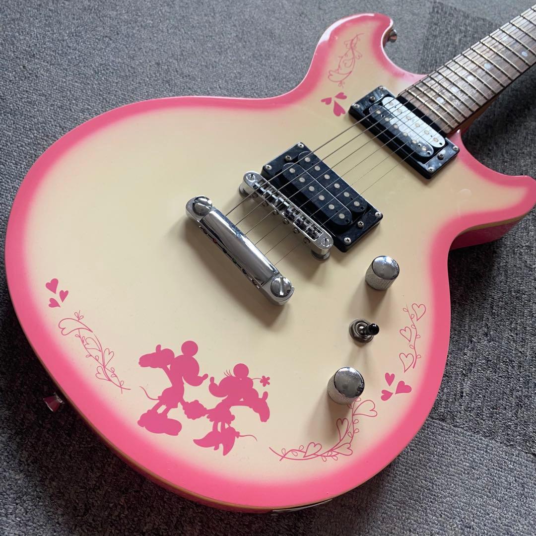 Disney ミッキー・ミニー エレキギター ツーハムバッカー PRSタイプ