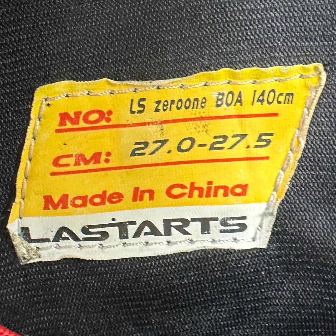 LASTARTS スノーボードメンズBOAブーツ ブラック27〜 27.5cm