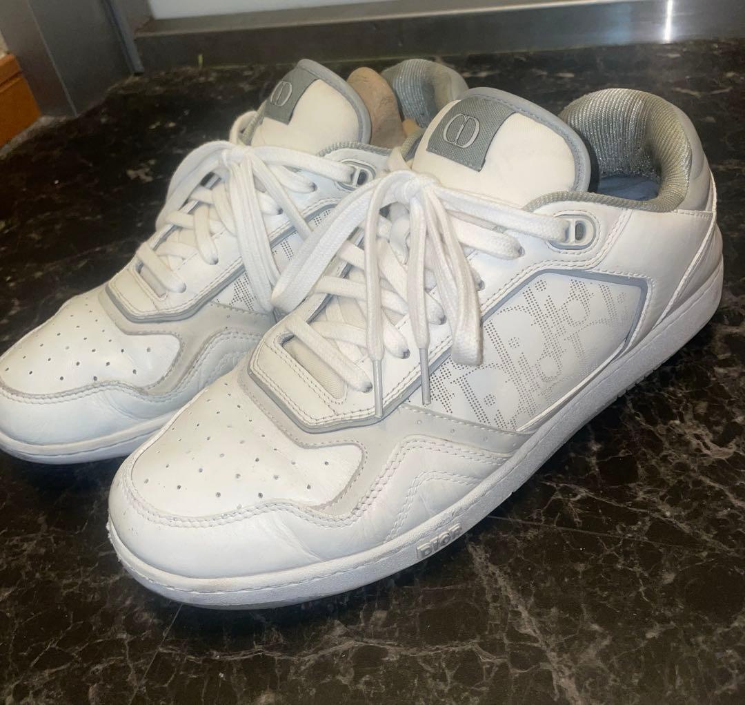 クリスチャンディオール　スニーカー　B27 Christian Dior 43 Christian Dior Suede Calfskin Oblique Mens B27 Uptown Low Top