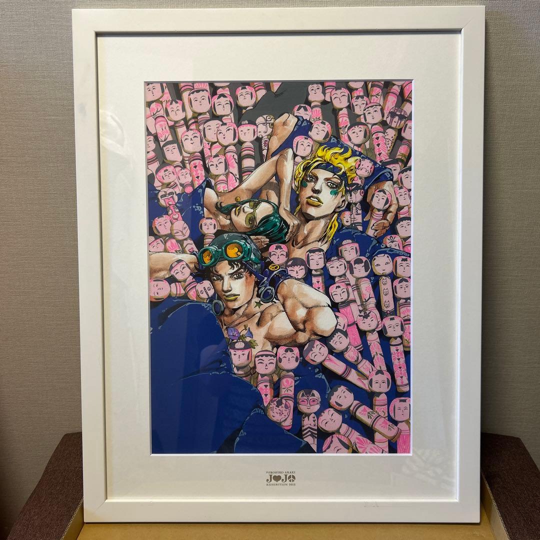 ジョジョ 複製原画 第二部 ジョセフ シーザー リサリサ ジョジョ展