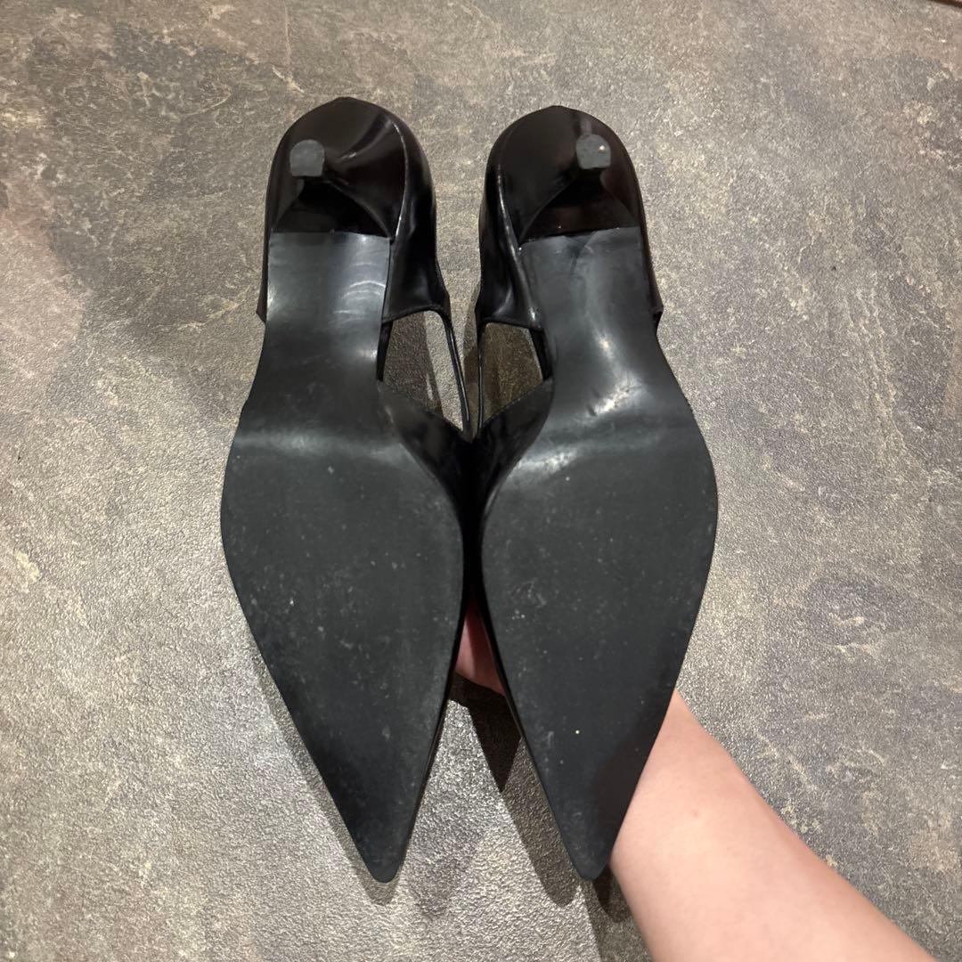 最終値下】PRADA ブラック ポインテッドトゥ ハイヒール