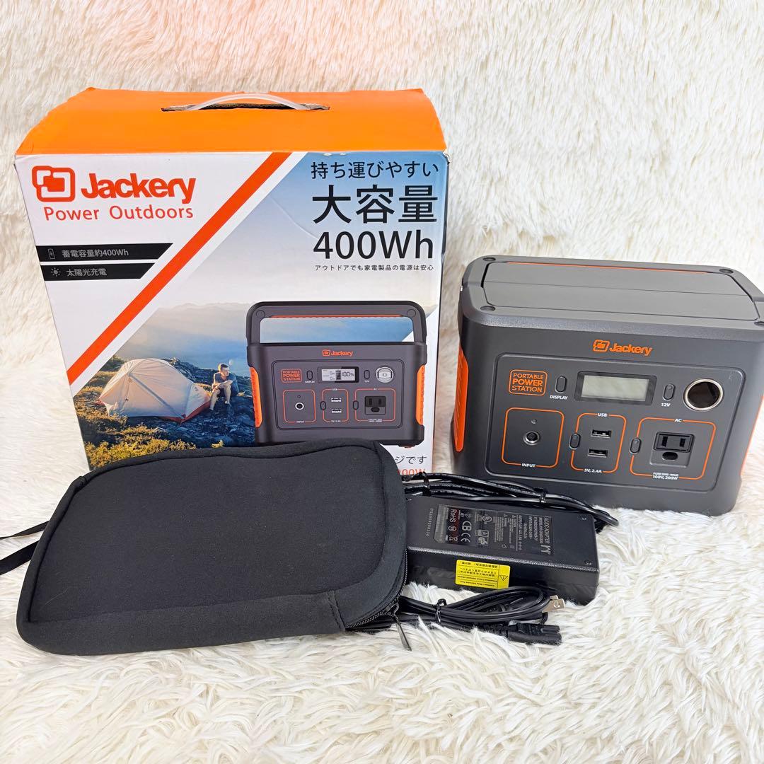 美品】Jackery ポータブル電源400 PTB041 400W - メルカリ
