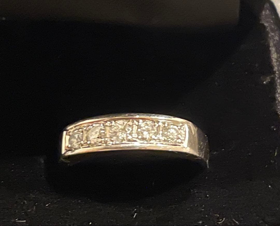 Pt900 プラチナ リング　ダイヤモンド0.3ct 12号　3.2g