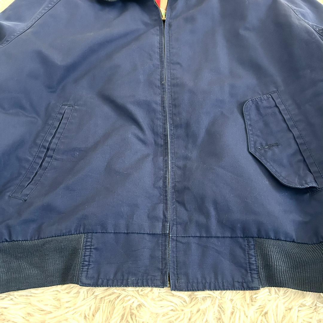 エディーバウアー ジャケット ハリントンジャケット ネイビー チェック