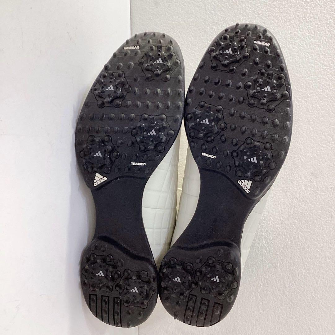 新品未使用✨adidas アディダス ゴルフシューズ 24.5cm 白 ブラウン