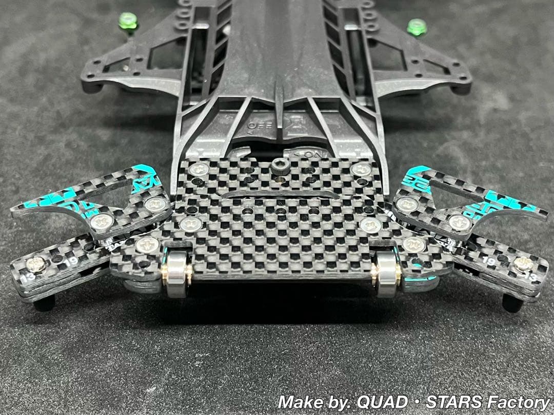 【ミニ四駆・FM-A用】1軸アンカー＋リヤスキッドローラー【J-CUP2022】