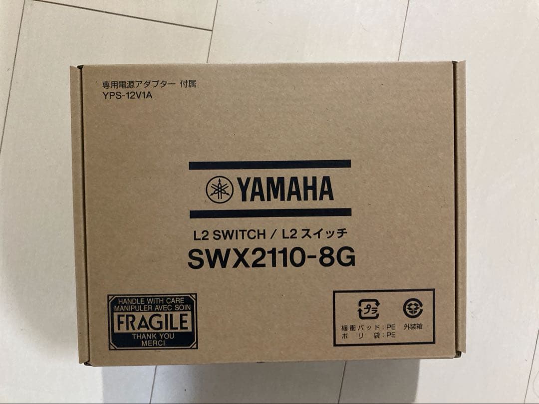 新品未開封　YAMAHA SWX2110-8G L2スイッチ ヤマハ シンプルL2スイッチ 8ポート SWX2110-8G - NTT-X Store