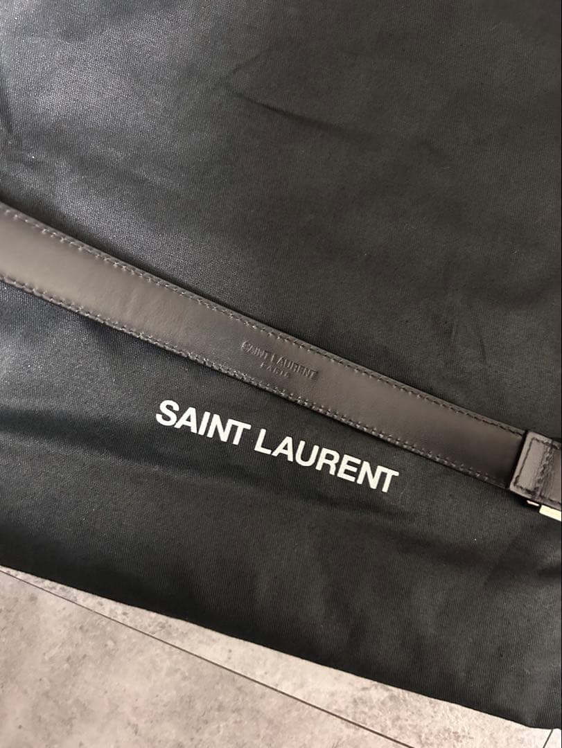 Saint Laurent SS14 3連ループ ナローベルト 85 - 小物公式 ストア