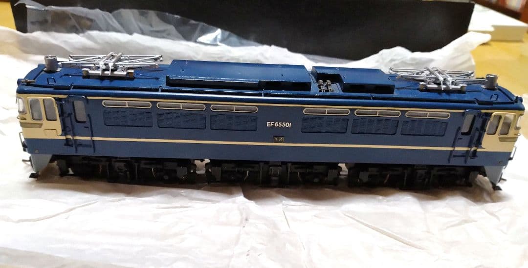 天賞堂HOゲージ　EF65形500番台ブルートレイン牽引電気機関車　ブラスモデル
