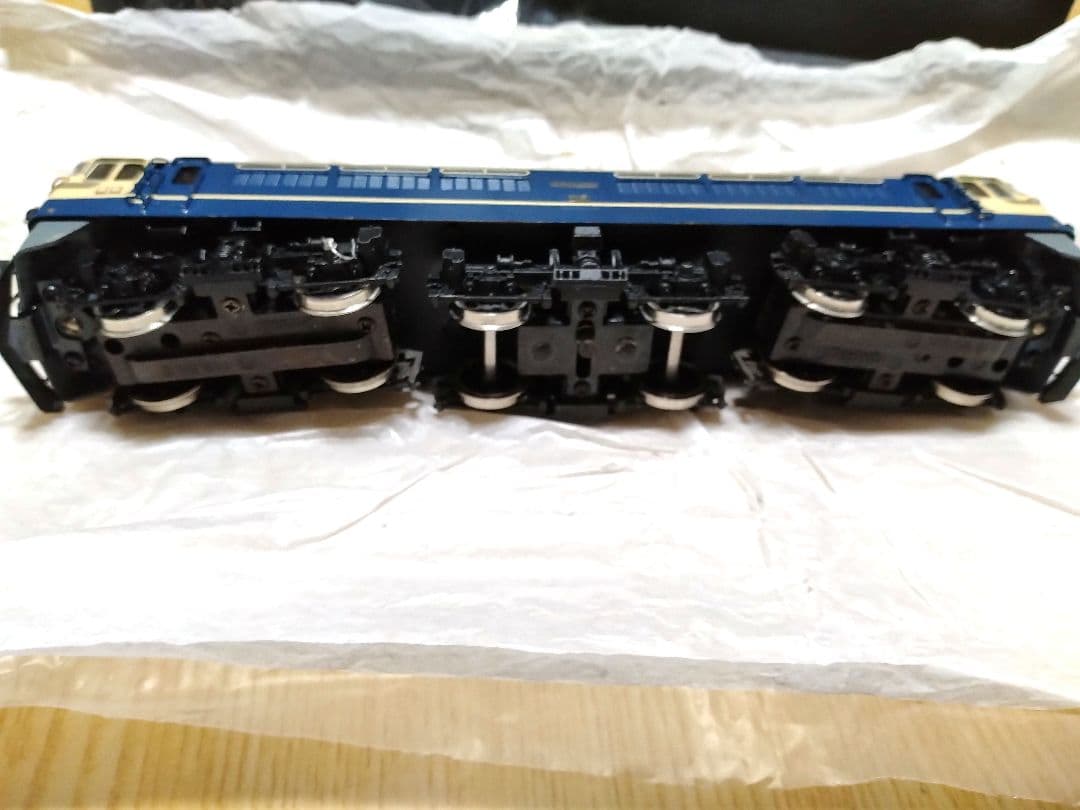 天賞堂HOゲージ　EF65形500番台ブルートレイン牽引電気機関車　ブラスモデル