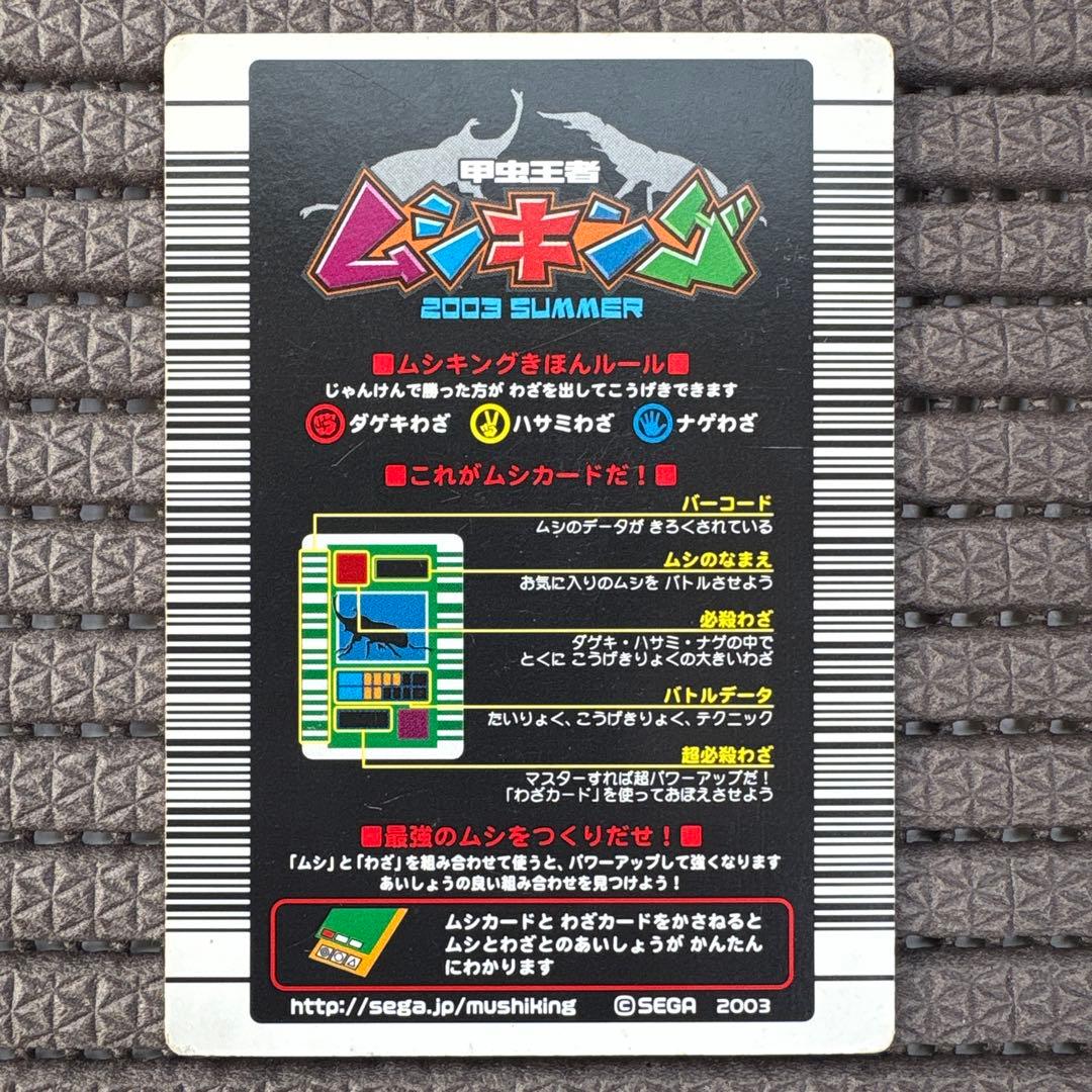 希少 アクティオンゾウカブト 2003SUMMER 夏 学名黒 金 ムシキング